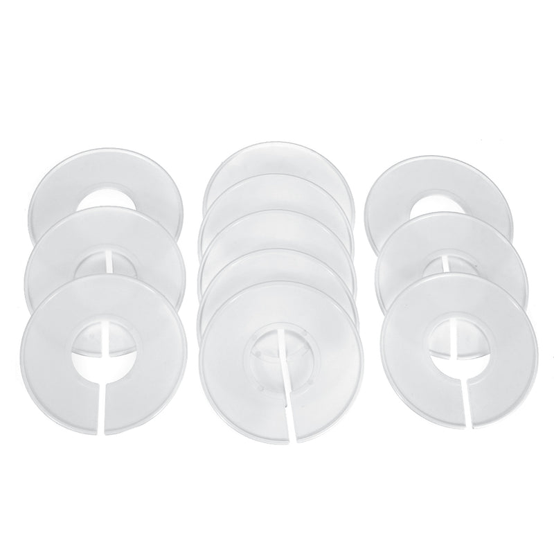 20 Pcs Hangrail Round Size Cloth Hanger Divider Rack Label Accessories Round with Marker