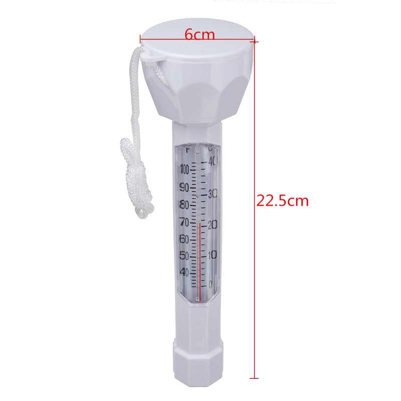 White Floating Water Swimming Pool Bath Spa Hot Tub Temperature Thermometer /