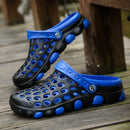 Men Hole Breathable Beach Sandals Slip On Waterproof Garden Shoes