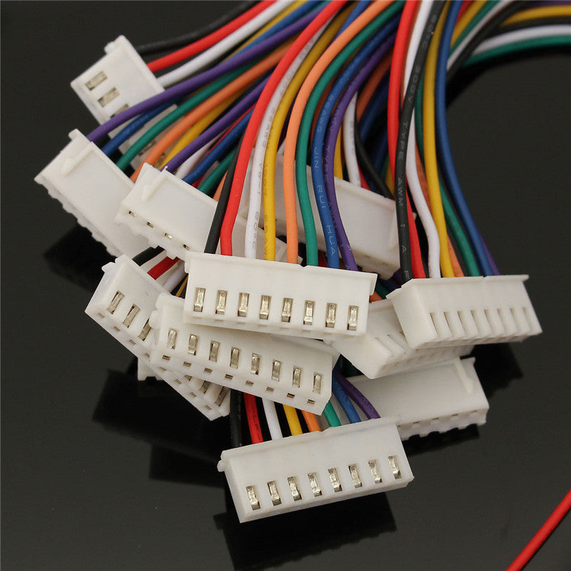 Excellway 7S1P 10PCS 8Pin 7S Male/Female Terminal Wire Balance Charger