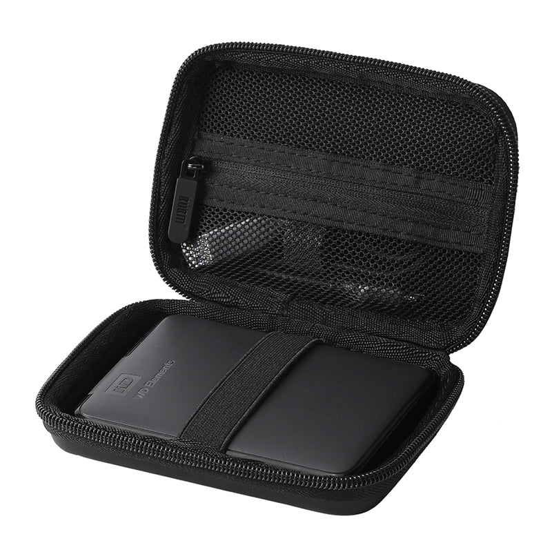 BUBM Electronic Equipment Storage Travel Bag Carry Storage Anti-Shock Protection Case for 2.5 Inch Portable HDD Hard Disk External USB Flash Drive Cable
