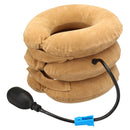 Portable Inflatable Cervical Collar Neck Relief Traction Brace Support Stretcher Device