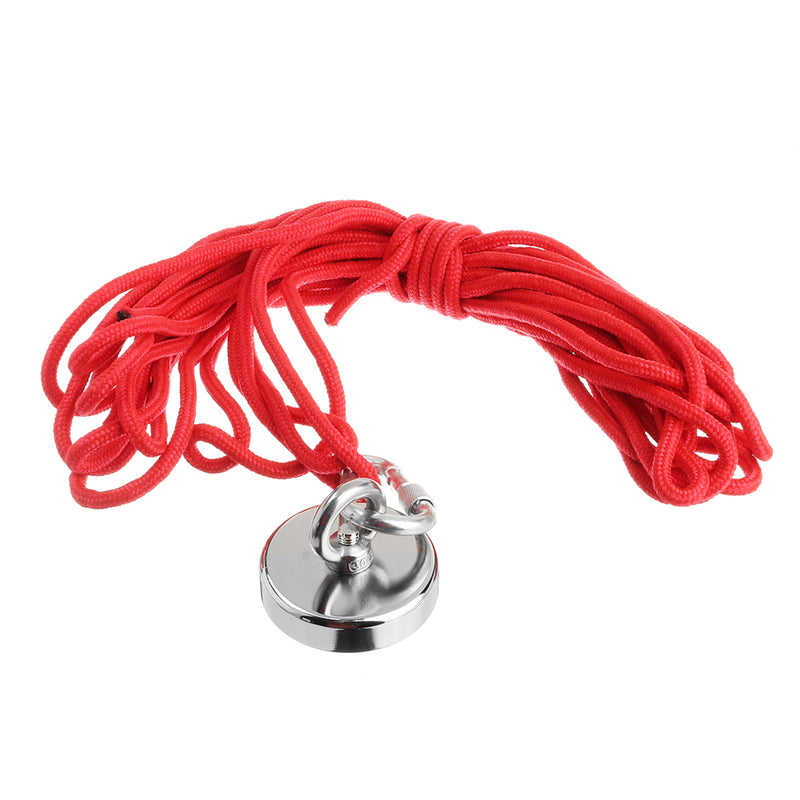 200KG D67mm Neodymium Magnet Fishing Metal Treasure Hunting Search 10m Rope