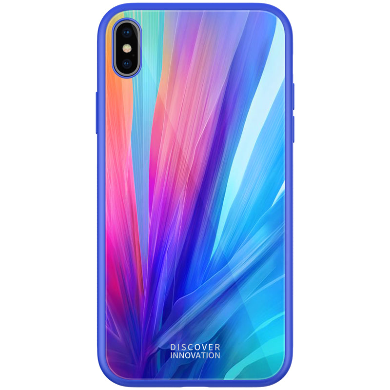 NILLKIN Shockproof Tempered Glass + Soft TPU Back Cover Protective Case for iPhone XS