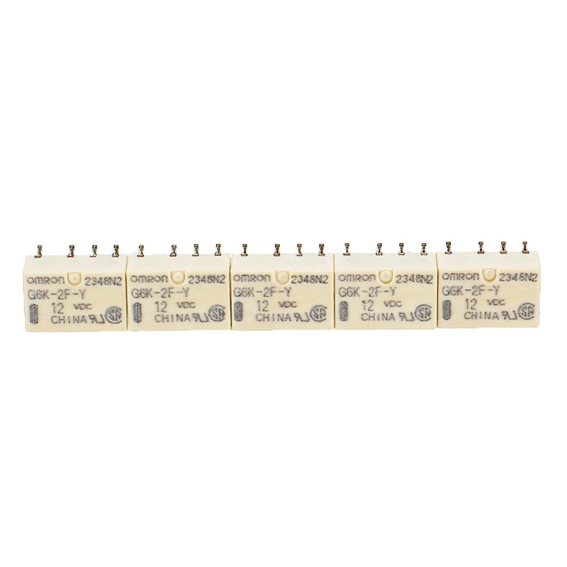 5Pcs G6K-2F-Y-5VDC 12VDC 1A 8Pin Signal Relay Module