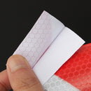 3M Red White Night Safety Reflective Tape Warning Conspicuity Tape Film Sticker