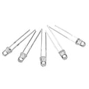 300Pcs F5 5mm Fast Flash RGB Rainbow Multi Color Light Emitting Diode Round LED Full Color