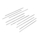 Drillpro 10Pcs 0.4-2.0mm Drill Bit HSS High Speed Steel Straight Shank Twist Drill Bit For Hand Twist Drill