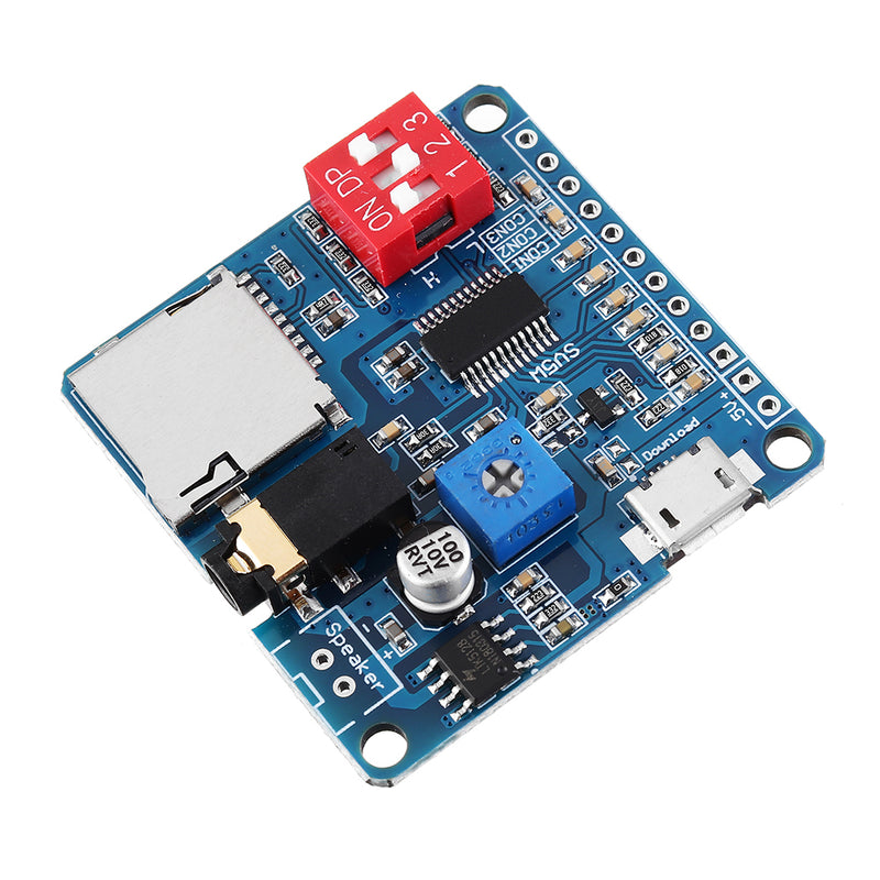 DYSV5W 5V DC Voice Playback Module bluetooth Audio Receiver Board with SD/TF Card Wireless Stereo MP3 Music Module