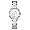 DOM G-1271G Crystal Elegant Design Ladies Wrist Watch Full Steel Band Quartz Watch