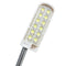 1W 220V Sewing Machine 12 LED Gooseneck Light Magnetic Base With US Plug