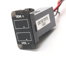 LED Digital Voltmeter Temperature Gauge Meter For Toyota 4Runner FJ Cruiser
