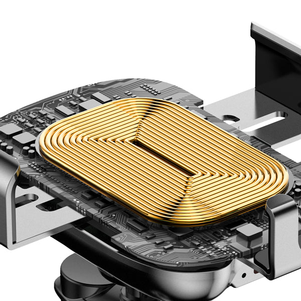 Baseus Intelligent Infrared Sensor Auto Lock 10W Qi Wireless Car Charger Holder For iPhone XS MAX S9