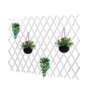 Anticorrosive Wood Pull Net Flower Frame Grid Vine Frame Wall Decorations Wall Hanging Telescopic Wooden Fence Pull Net