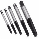 5pcs 1/8-3/4 Inch Damaged Nut Screw Extractor Set Bolt Stud Remover Tool Kit