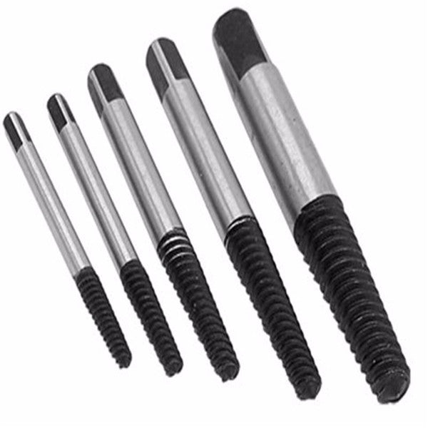 5pcs 1/8-3/4 Inch Damaged Nut Screw Extractor Set Bolt Stud Remover Tool Kit