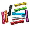Suleve M3AS12 10Pcs M3 25mm Aluminum Alloy Standoff Spacer Round Column MultiColor Smooth Surface