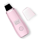 Wireless Ultrasonic Skin Scrubber Cleaner Face Spatula Extractor Peeling Deep Cleaning