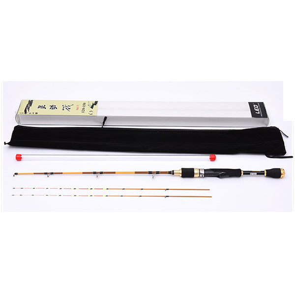 LEO Telescopic 1.2M-1.5M Carbon Fishing Rod Super Soft Three Poles Travel Fishing Rod
