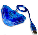 2 Port PS1 PS2 PSX to PC Adapter USB Converter for Game Controller Gamepads