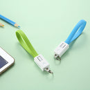 FLOVEME Mini Portable Key Chain Micro USB Reversible Charging Phone Cable For Redmi 5 Plus Note 5 S7