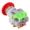 10pcs N/O N/C Emergency Stop Switch Push Button Mushroom 4 Screw Terminals