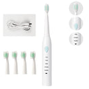 USB Rechargeable Toothbrush 5 Brush Modes Sonic Electric Toothbrush Soft Fursoft IPX7 Waterproof