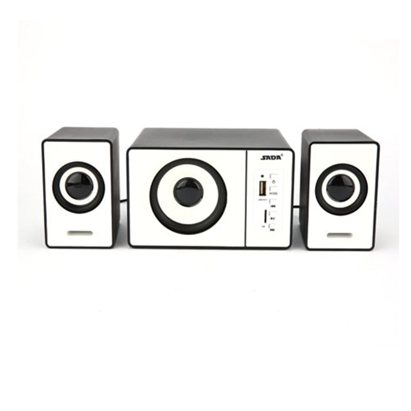 SADA D-200D USB2.1 Subwoofer Notebook Computer Audio Multimedia Mini Speaker Support bluetooth U Disk TF Card Input