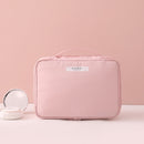 Womens Portable Square Cosmetic Makeup Storage Bag Travel Storage Bag Large Capacity Toiletries Storage Bag