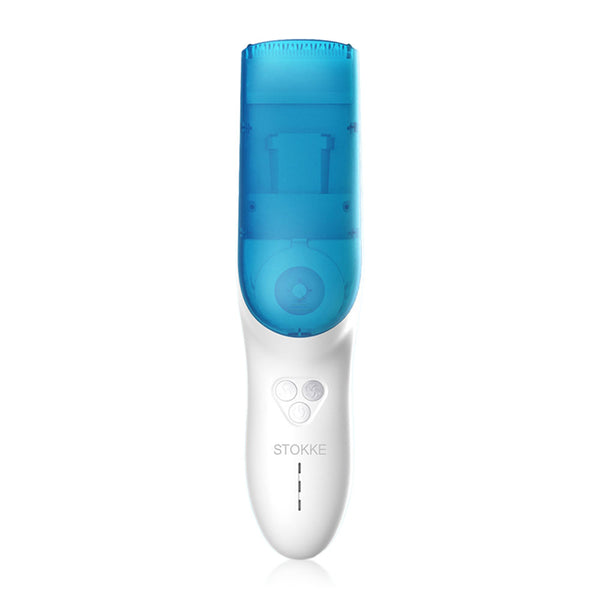STOKKE USB Hair Suction Hair Clipper Hairdresser Auto-suction Hair Trimmer Power Generation Charging for Baby