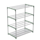 4 Layers DIY Shoe Racks Storage Organizer Stainless Steel For Dormitory