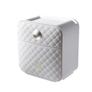 Paper Towel Dispenser Wall Mounted No-drilling Paper Shelf Holder Bathroom Coreless Toilet Tissue Dispenser Garbage Bags Holder Home Paper Extraction Dispenser (1 Layer Or 2 Layers to Optional)