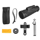 40x60 9500m HD Zoom Monocular BK4 Telescope Night Vision + Tripod For Mobile Phone