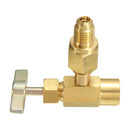 R134A to R12 Shut Off Valve Change-over Valve with Connector