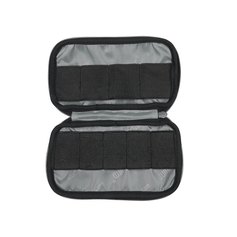 BUBM 6/9 USB Drive Shuttle Case Portable USB Flash Drives Storage Bag Carrying Case Holder Pouch Pro