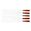 Outdoor 5Pcs Barbecue Tools Set Picnic BBQ Cooking Stainless Steel Meat Grill Fork