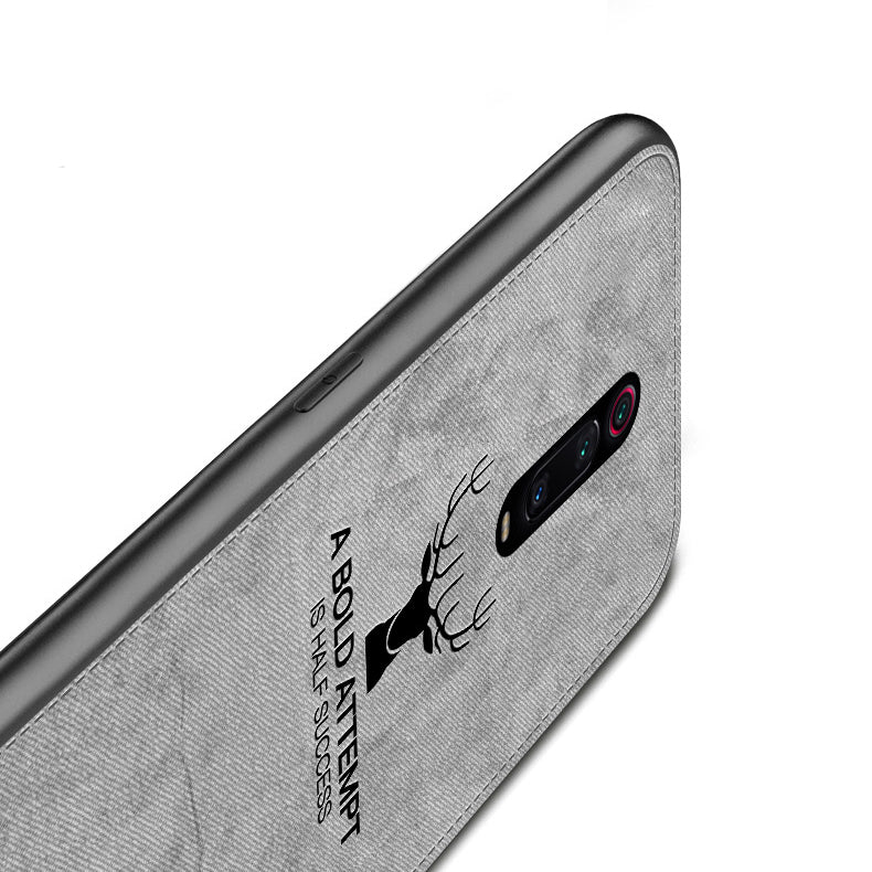 BAKEEY Deer Shockproof Cloth&TPU Protective Case For Xiaomi Mi 9T / Mi9T PRO / Redmi K20 / Redmi K20 PRO