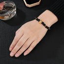 Retro Leopard Beaded Bracelet Natural Stone Bracelet For Men Volcanic Rock Bracelet