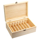 Storage Box Wooden Organizer Travel Carry Case For 5ml-30ml Essential Oil Bottle