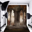5x7FT Retro Vinyl Terror Castle Studio Photography Background Backdrop Baby Prop