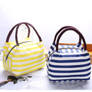 Oxford Lunch Bag Tote Bag Cooler Insulated Handbag Zipper Storage Containers