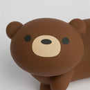 Jordan&Judy YD001 Cartoon Silicone Pencil Case Container Pencil Bags Kawaii Cute Brown Bear 3D Pencil Case School Supplies Stationery Gifts