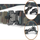 AWMN S5S 125cm Nylon Camouflage Tactical Belt Plastic Magnetic Buckle Belt
