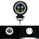 3inch  12/24V 6500K 20W Round LED Work Light With White Angel Eyes Lights Spot Fog light For Car Boat Motorcycle