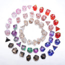 7pcs Set Embossed Polyhedral Dices DND RPG MTG Role Playing Board Game Dices Set