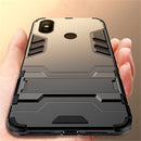Bakeey Armor Shockproof with Desktop Stand Soft TPU + Hard PC Back Cover Protective Case for Xiaomi Mi8 Mi 8