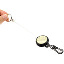 Telescopic Metal Keychain Keyring Anti Theft Buckle Key Chain Ring Outdooors Motorcycle Auto