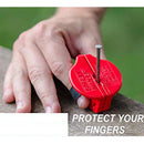 Drillpro Magnetic Safety Nailer Protect Your Fingers for Hammering Nail