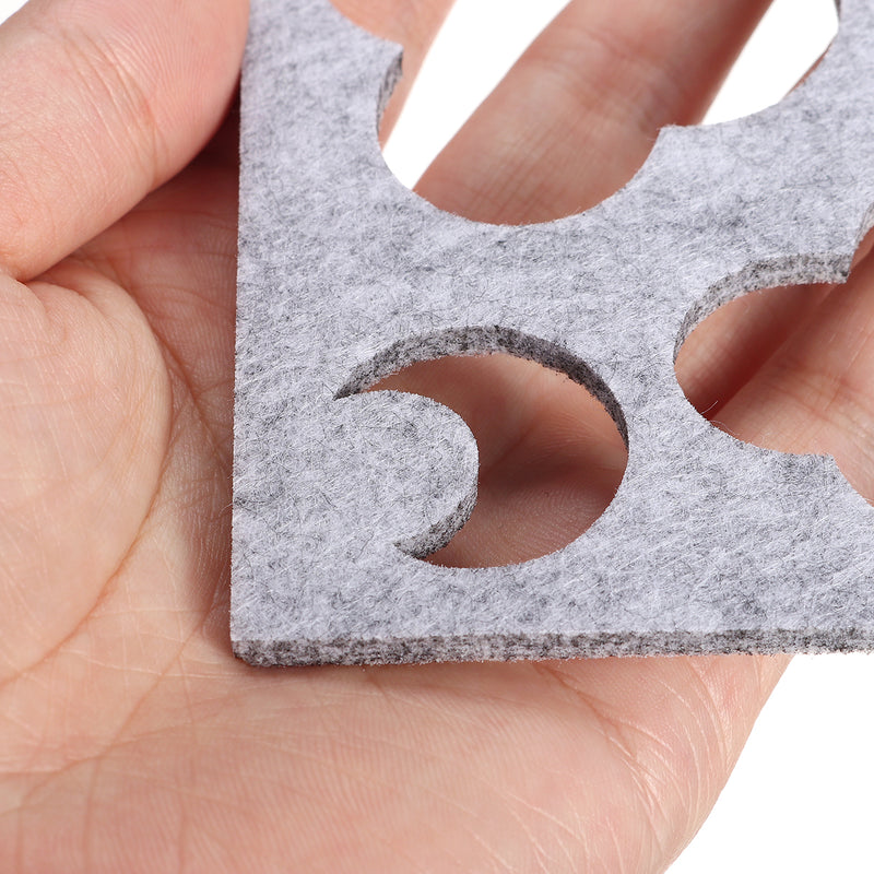 6Pcs Wool Felt Template Mould Needles Tool Set Yarn Needle Felting Mould Mat DIY Materials Doll Beginner Craft