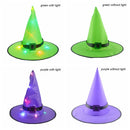 Halloween LED Witch Hat Party Prop Decor Costume Cosplay Accessory Supply